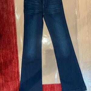 7 For All Mankind Dark Indigo Flare Jeans